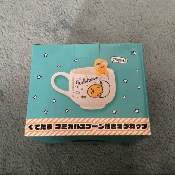 Gudetama Cup and Spoon - Picture 1 of 2